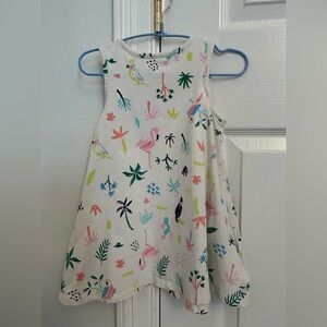 Hanna Andersson Kids Dress with Tropical Print